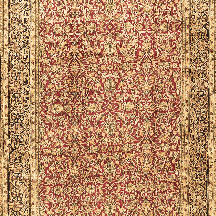 Machine Washable Persian Brown Traditional Rug, wshtr4447brn