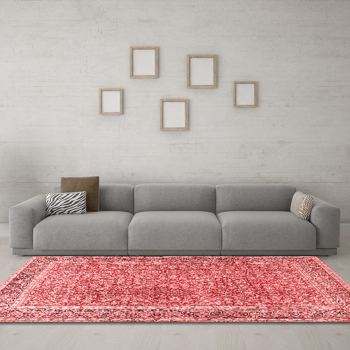 Traditional Red Washable Rugs