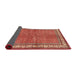 Sideview of Traditional Tangerine Pink Persian Rug, tr4448