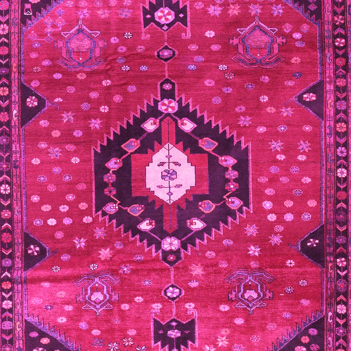 Medallion Pink Traditional Rug, tr4449pnk