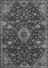 Medallion Gray Traditional Rug, tr444gry