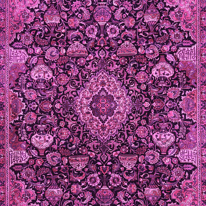 Medallion Pink Traditional Rug, tr444pnk