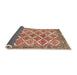 Sideview of Traditional Brown Persian Rug, tr4450