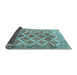 Sideview of Persian Light Blue Traditional Rug, tr4450lblu