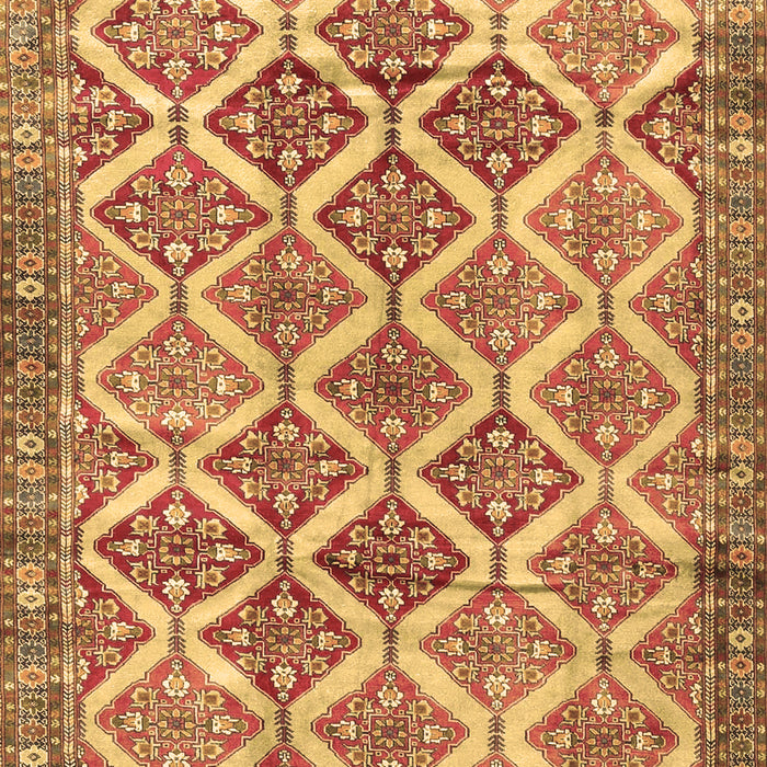 Machine Washable Persian Brown Traditional Rug, wshtr4450brn