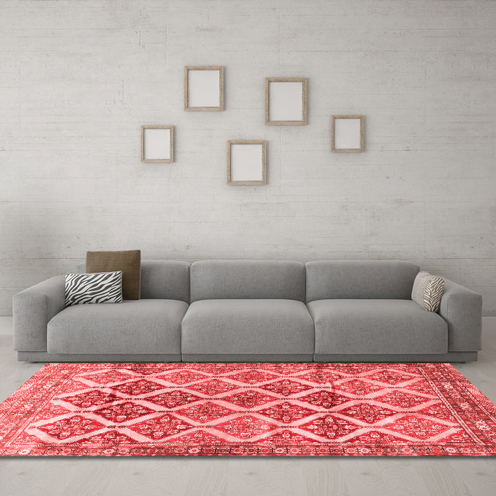 Traditional Red Washable Rugs
