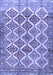 Machine Washable Persian Blue Traditional Rug, wshtr4450blu