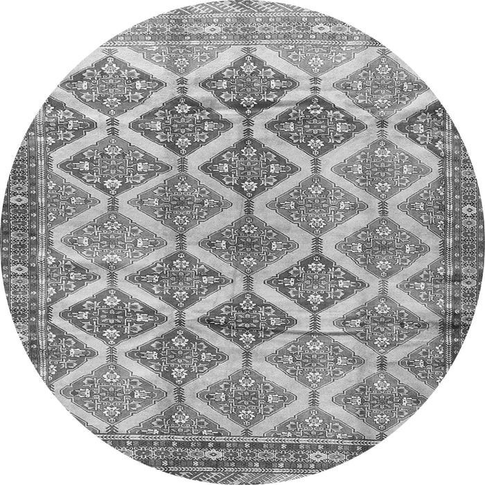 Square Persian Gray Traditional Rug, tr4450gry