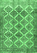 Machine Washable Persian Emerald Green Traditional Area Rugs, wshtr4450emgrn