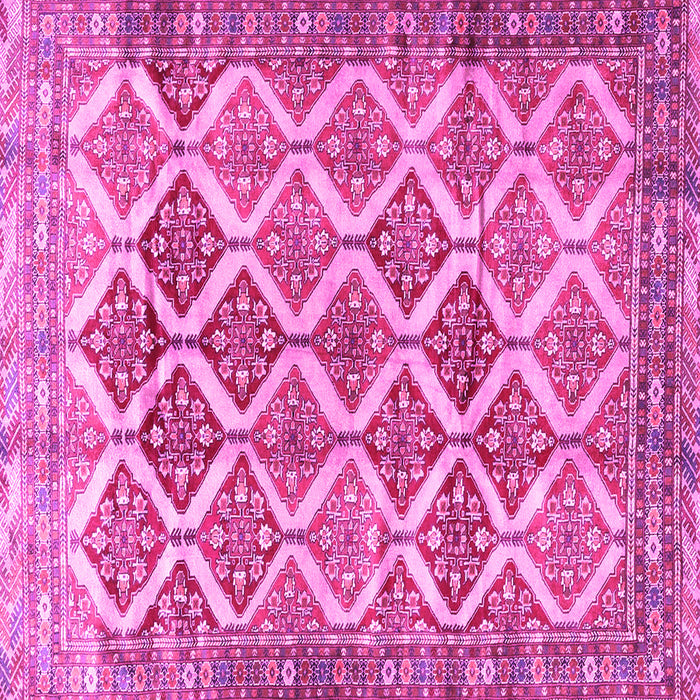 Square Persian Pink Traditional Rug, tr4450pnk