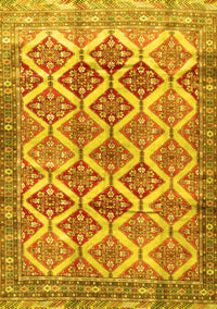 Persian Yellow Traditional Rug, tr4450yw