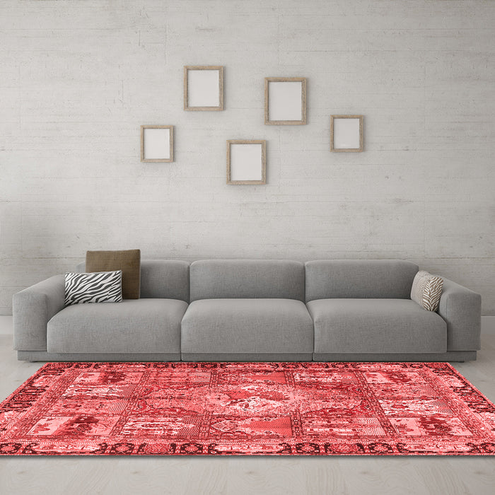 Traditional Red Washable Rugs