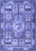 Medallion Blue Traditional Rug, tr4451blu