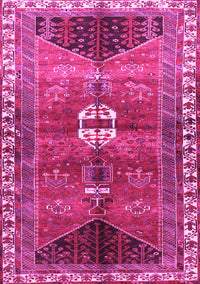 Medallion Pink Traditional Rug, tr4452pnk