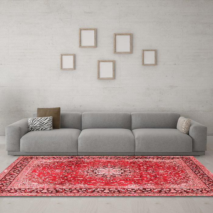 Traditional Red Washable Rugs