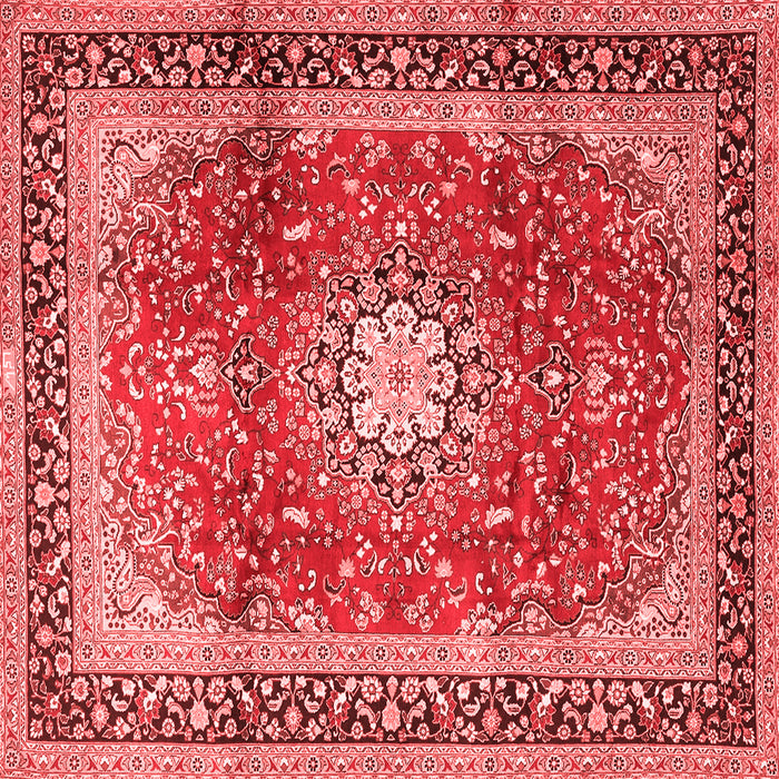 Machine Washable Persian Red Traditional Rug, wshtr4453red