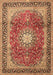 Machine Washable Persian Brown Traditional Rug, wshtr4453brn