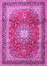 Machine Washable Persian Pink Traditional Rug, wshtr4453pnk