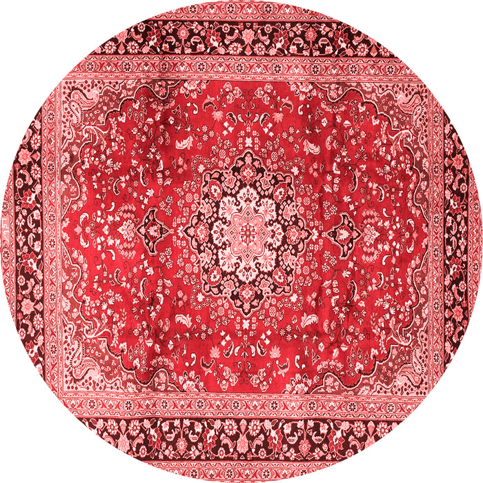 Machine Washable Persian Red Traditional Rug, wshtr4453red