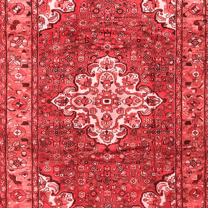 Machine Washable Persian Red Traditional Rug, wshtr4454red