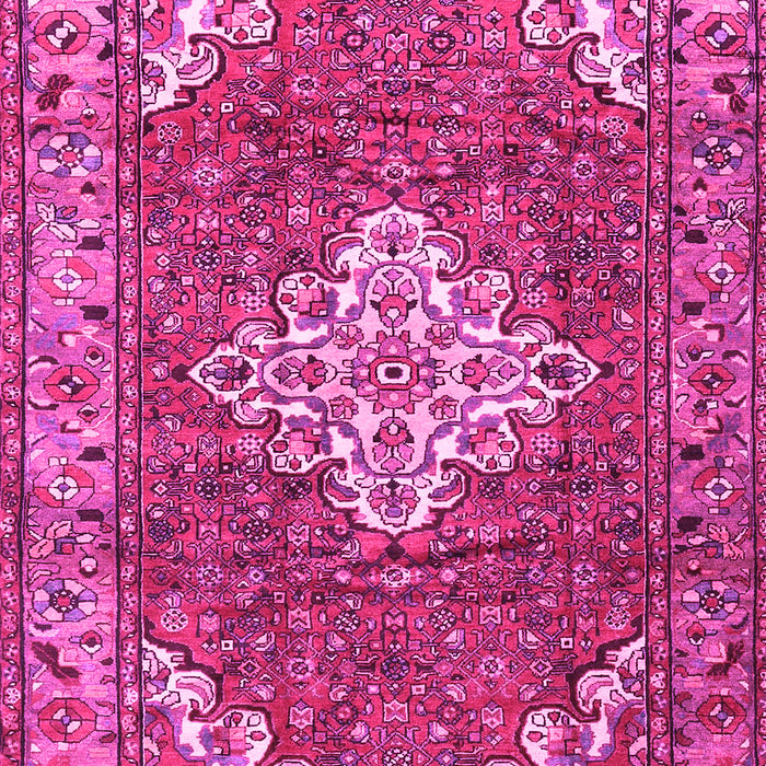 Machine Washable Persian Pink Traditional Rug, wshtr4454pnk