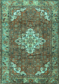 Persian Turquoise Traditional Rug, tr4454turq