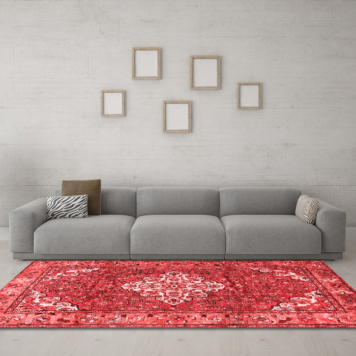 Traditional Red Washable Rugs