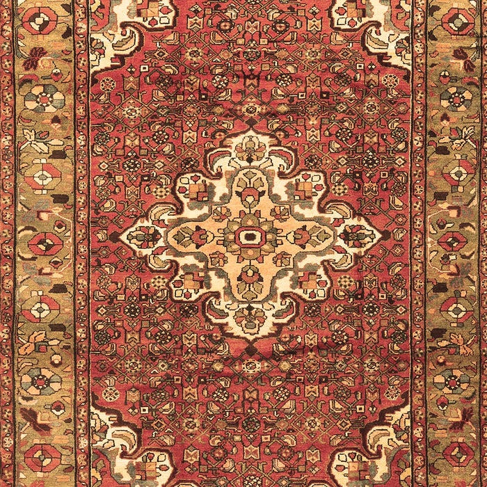 Machine Washable Persian Brown Traditional Rug, wshtr4454brn