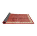 Sideview of Traditional Tangerine Pink Persian Rug, tr4455