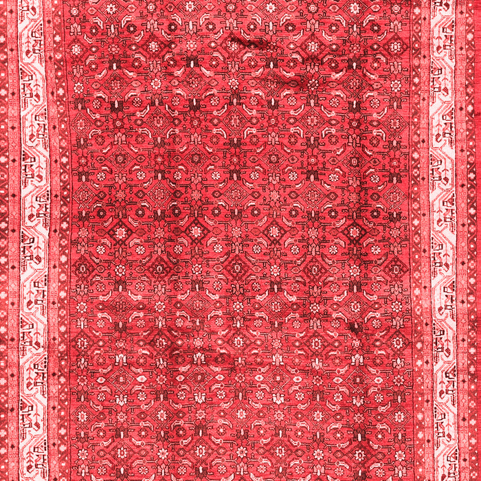 Machine Washable Persian Red Traditional Rug, wshtr4455red