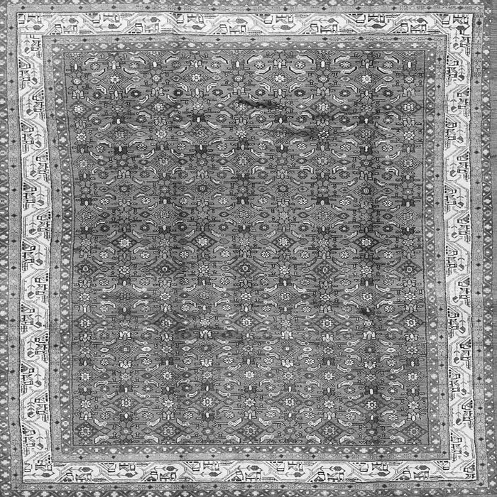 Serging Thickness of Persian Gray Traditional Rug, tr4455gry