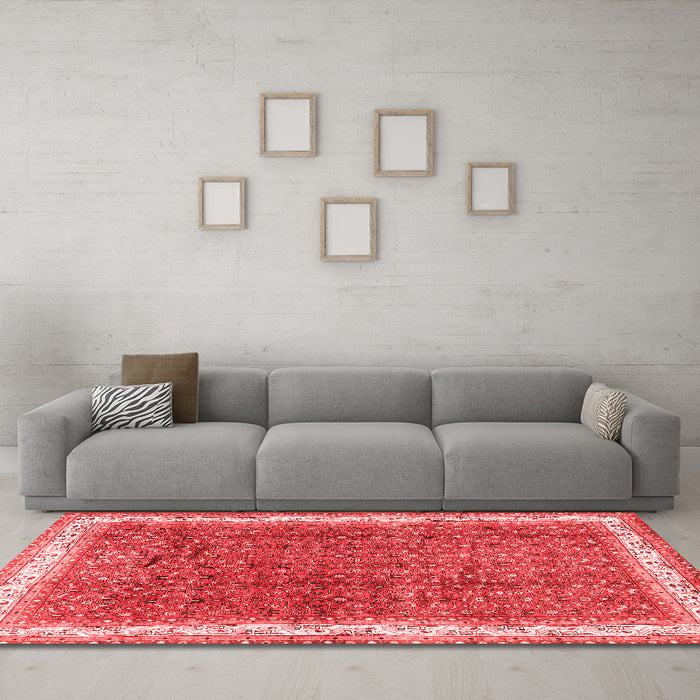 Traditional Red Washable Rugs