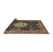 Sideview of Traditional Bakers Brown Persian Rug, tr4456