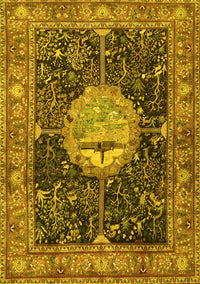 Persian Yellow Traditional Rug, tr4456yw