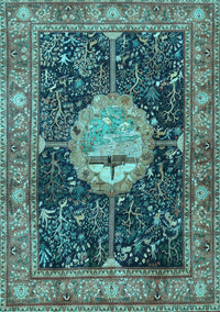 Persian Light Blue Traditional Rug, tr4456lblu