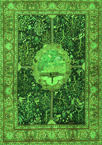 Persian Green Traditional Rug, tr4456grn