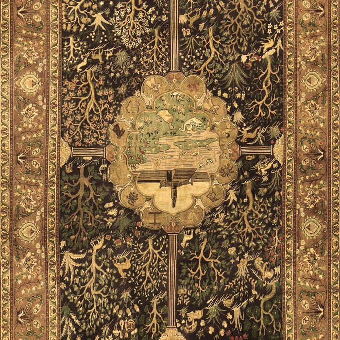 Persian Brown Traditional Rug, tr4456brn