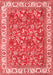 Persian Red Traditional Area Rugs