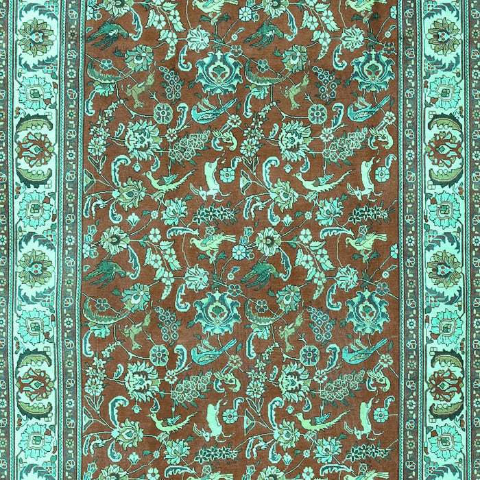 Persian Turquoise Traditional Rug, tr4457turq