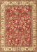 Machine Washable Persian Brown Traditional Rug, wshtr4457brn