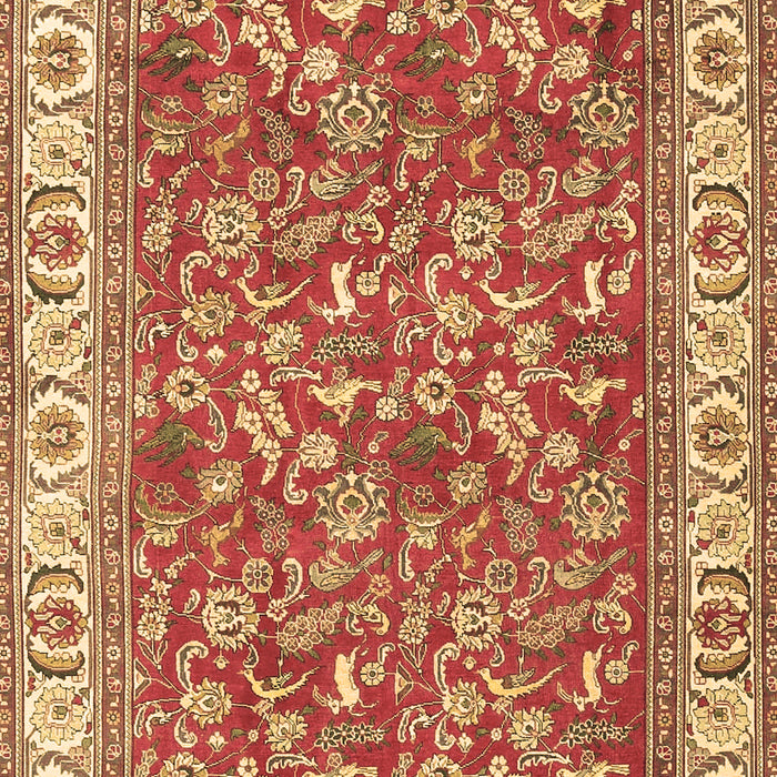 Machine Washable Persian Brown Traditional Rug, wshtr4457brn