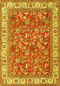 Persian Yellow Traditional Rug, tr4457yw