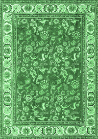 Persian Emerald Green Traditional Rug, tr4457emgrn