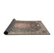 Sideview of Traditional Brown Medallion Rug, tr4458