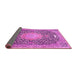 Sideview of Medallion Pink Traditional Rug, tr4458pnk