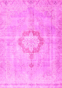 Medallion Pink Traditional Rug, tr4459pnk