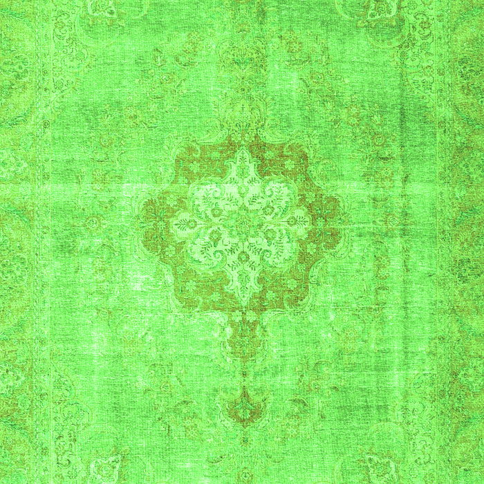 Medallion Green Traditional Rug, tr4459grn