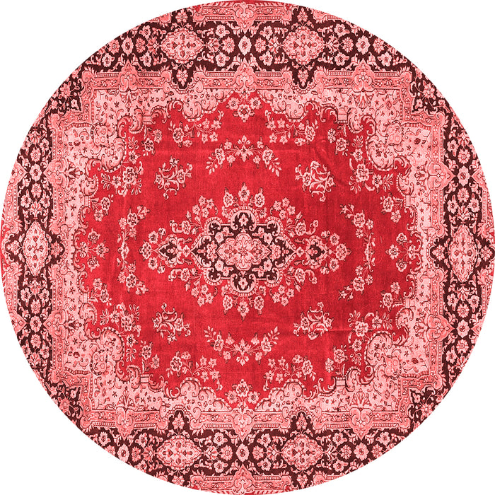 Medallion Red Traditional Rug, tr445red