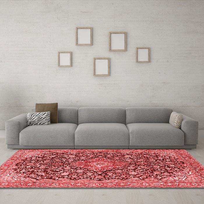 Traditional Red Washable Rugs