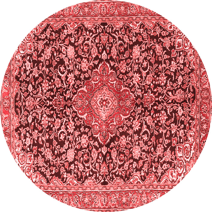 Medallion Red Traditional Rug, tr4460red